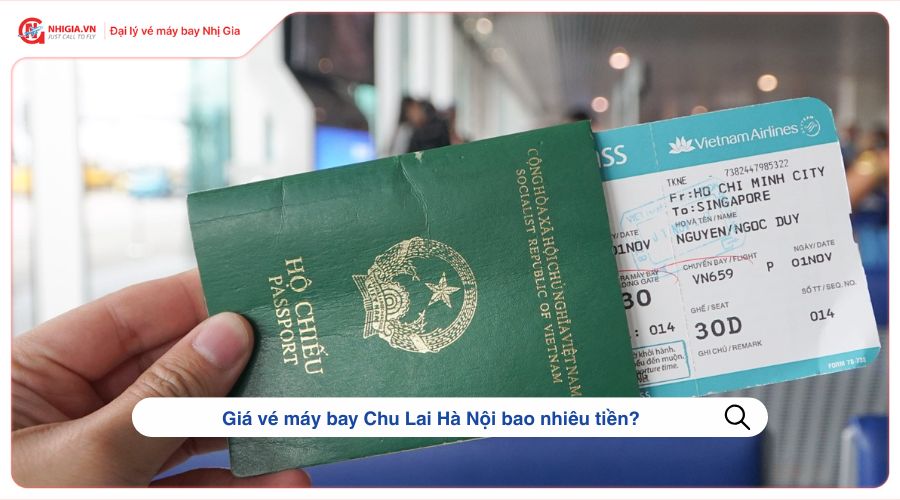 Giá vé máy bay Chu Lai Hà Nội bao nhiêu tiền?