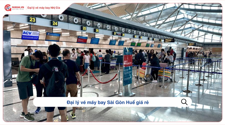 Đại lý vé máy bay Sài Gòn Huế giá rẻ