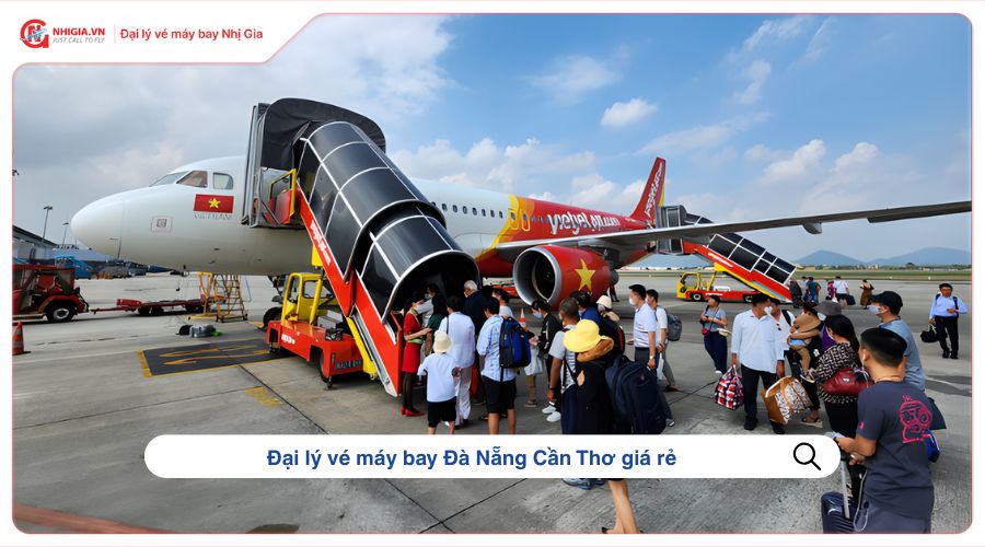 Đại lý vé máy bay Đà Nẵng Cần Thơ giá rẻ