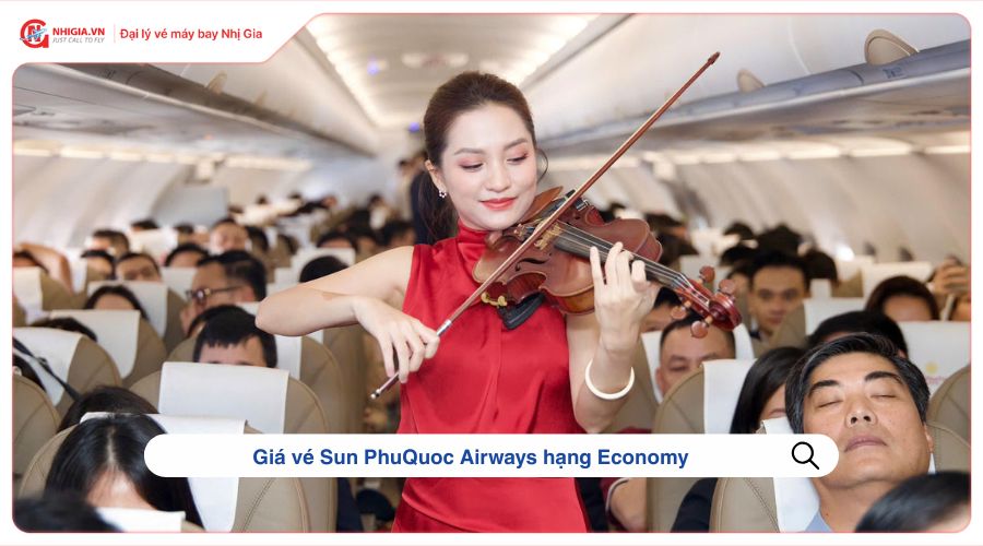 Giá vé Sun PhuQuoc Airways hạng Economy (phổ thông)