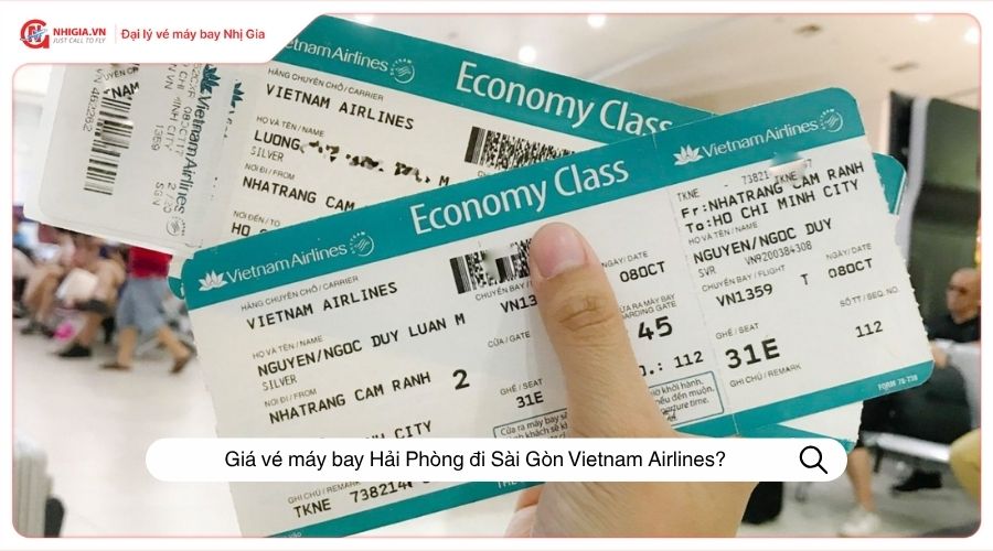 Giá vé máy bay Hải Phòng đi Sài Gòn Vietnam Airlines?