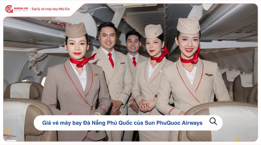 Giá vé máy bay Đà Nẵng Phú Quốc của Sun PhuQuoc Airways