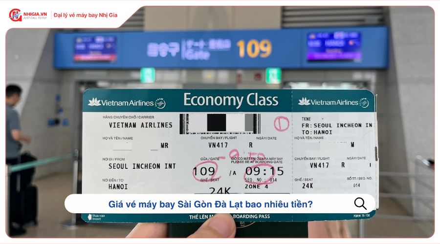 Giá vé máy bay Sài Gòn Đà Lạt bao nhiêu tiền?