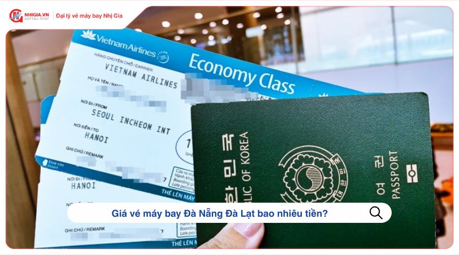 Giá vé máy bay Đà Nẵng Đà Lạt bao nhiêu tiền?