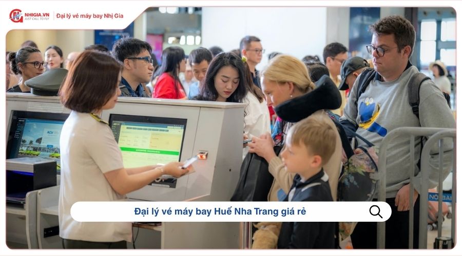 Đại lý vé máy bay Huế Nha Trang giá rẻ