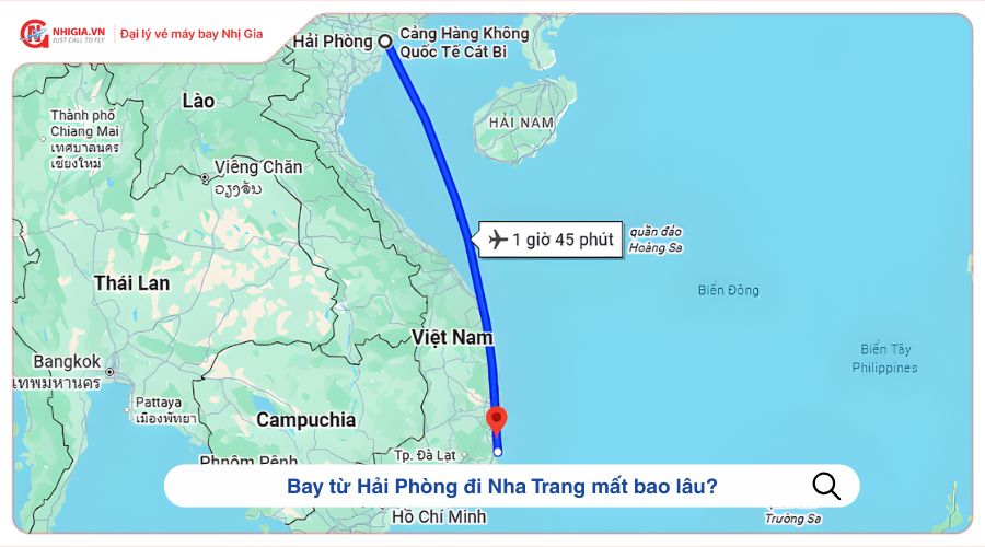 Lịch bay Hải Phòng đi Nha Trang