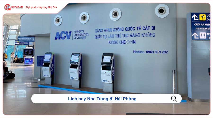 Lịch bay Nha Trang đi Hải Phòng
