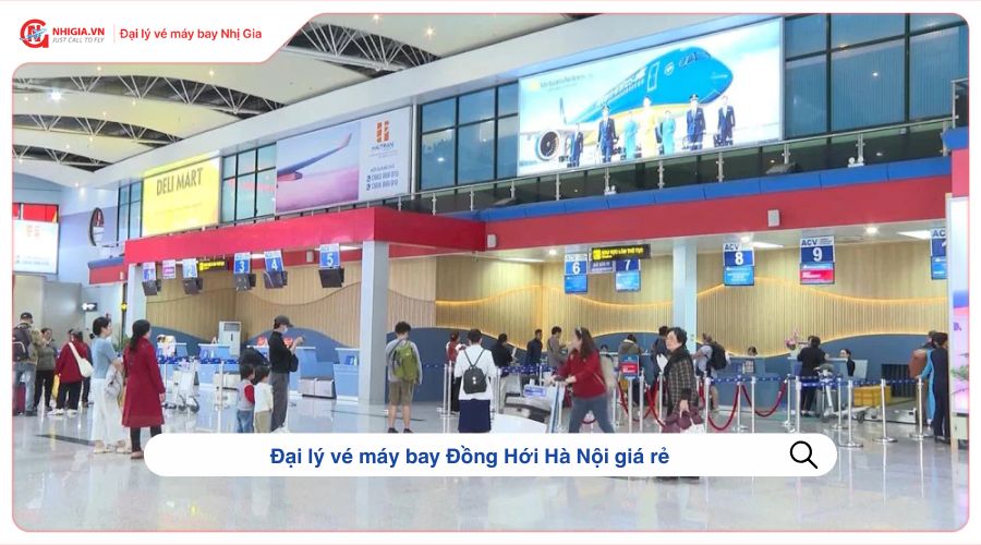 Đại lý vé máy bay Đồng Hới Hà Nội giá rẻ