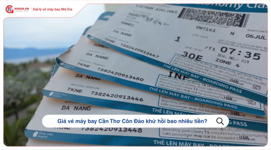 Giá vé máy bay Cần Thơ Côn Đảo khứ hồi bao nhiêu tiền?