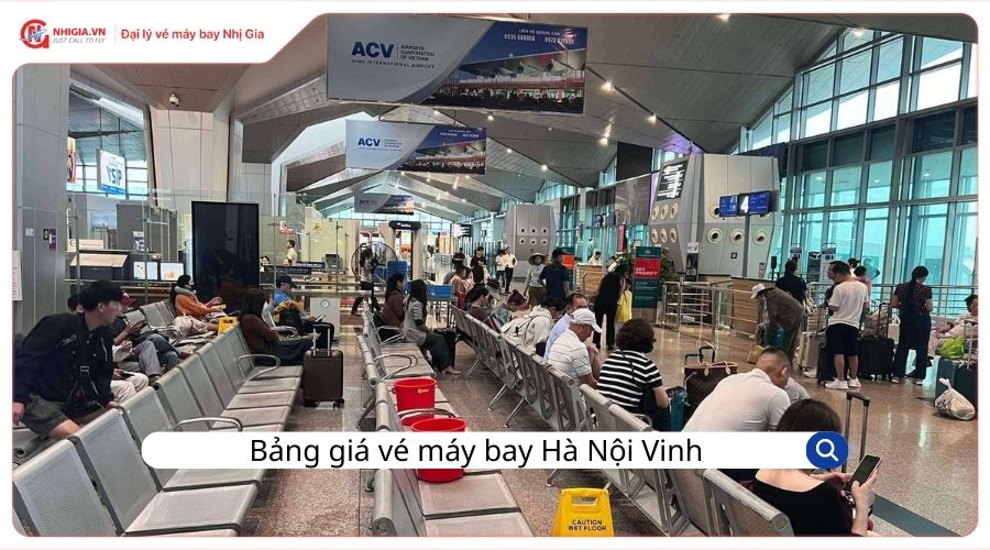 Bảng giá vé máy bay Hà Nội Vinh 
