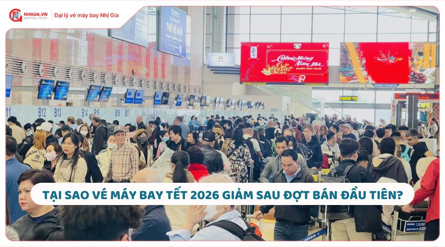 Tại sao vé máy bay tết 2026 giảm sau đợt bán đầu tiên?