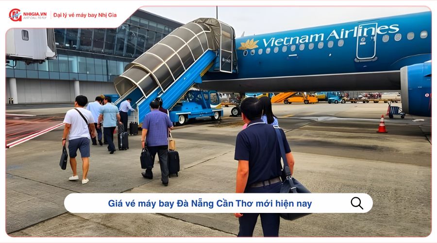 Giá vé máy bay Đà Nẵng Cần Thơ mới hiện nay