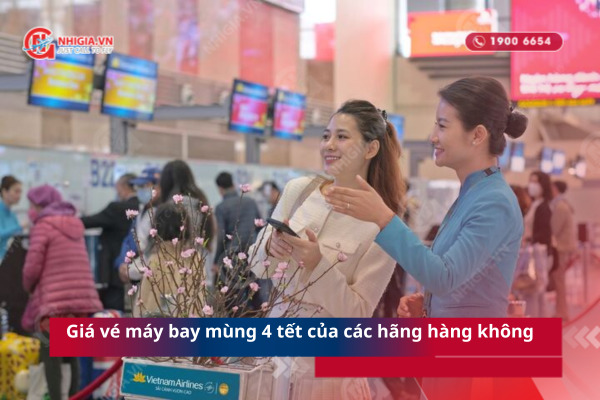 Giá vé máy bay mùng 4 tết của các hãng hàng không