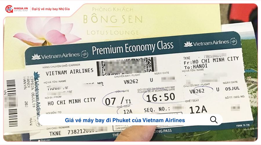 Giá vé máy bay đi Phuket của Vietnam Airlines