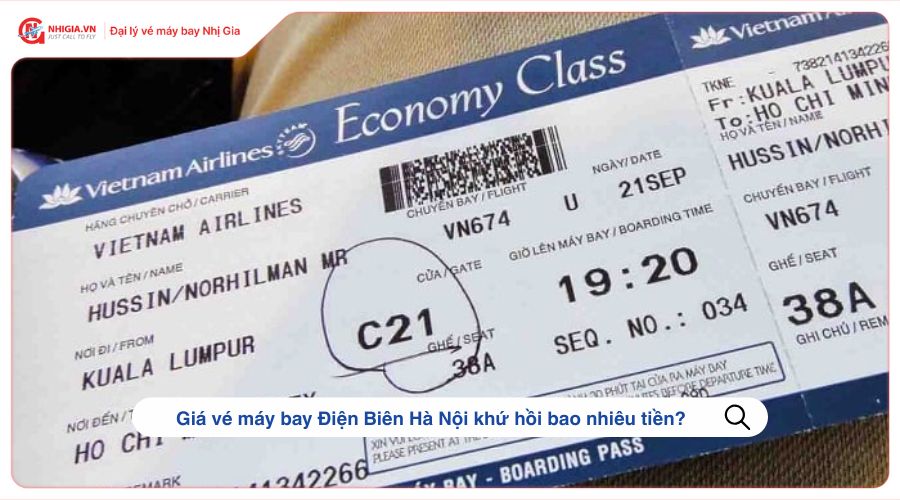 Giá vé máy bay Điện Biên Hà Nội khứ hồi bao nhiêu tiền?