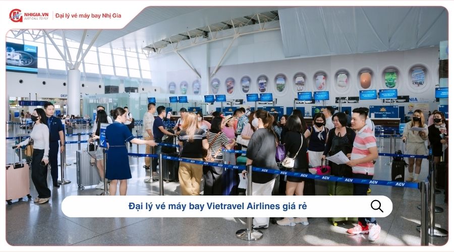 Đại lý vé máy bay Vietravel Airlines giá rẻ