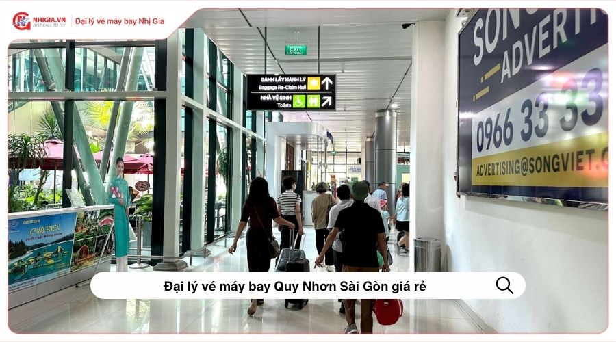 Đại lý vé máy bay Quy Nhơn Sài Gòn giá rẻ