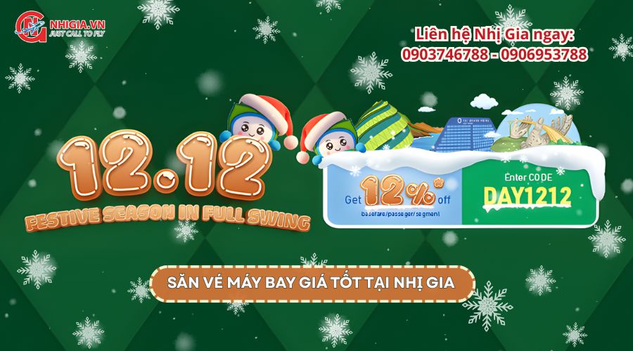 Săn vé 12.12 ưu đãi độc quyền cùng Bamboo Airways!