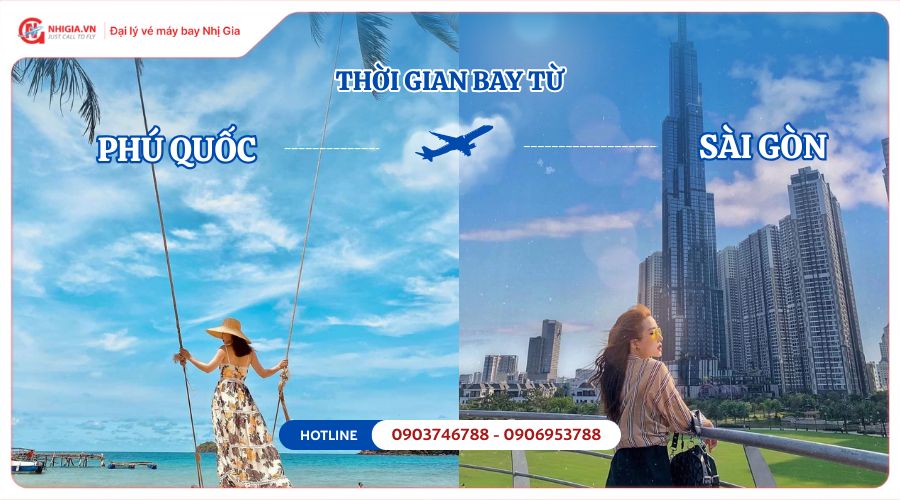 Bay từ Phú Quốc về Sài Gòn mất bao lâu