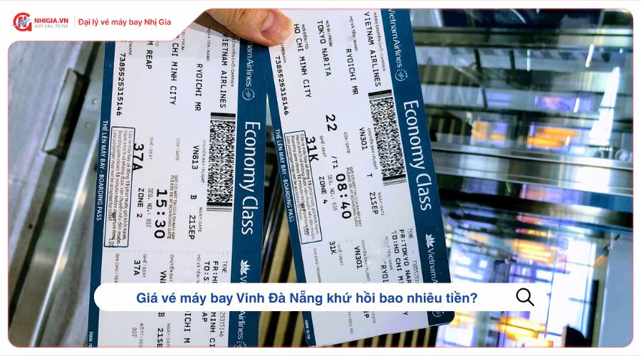 Giá vé máy bay Vinh Đà Nẵng khứ hồi bao nhiêu tiền?