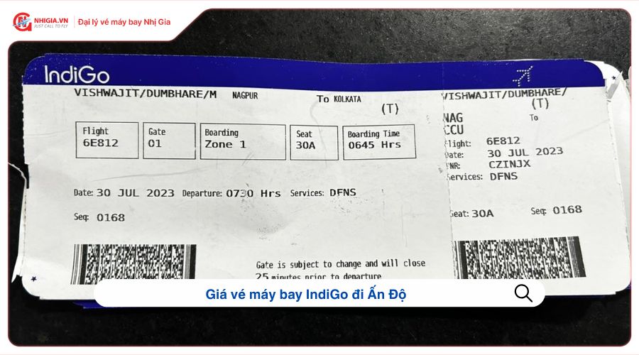 Giá vé máy bay IndiGo đi Ấn Độ