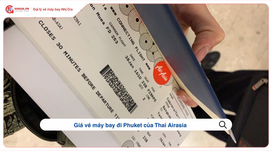 Giá vé máy bay đi Phuket của Thai Airasia