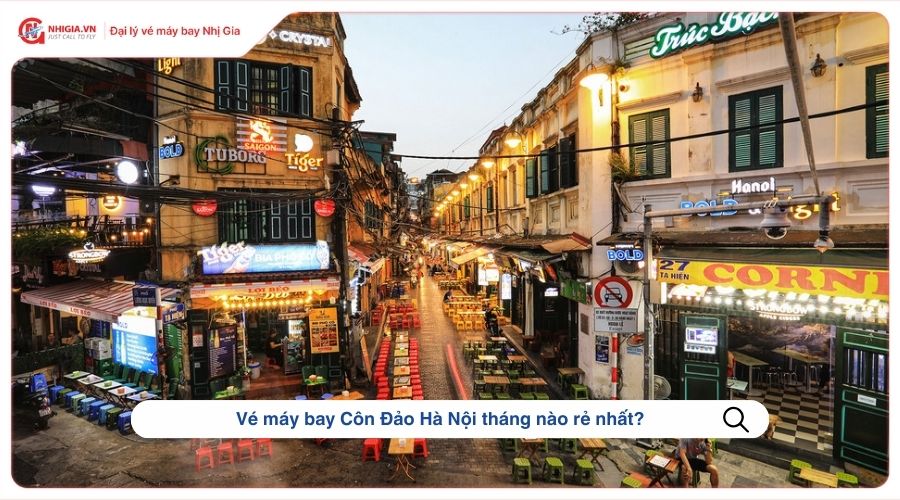 Vé máy bay Côn Đảo Hà Nội tháng nào rẻ nhất?