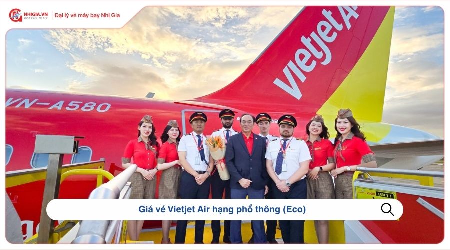Giá vé Vietjet Air hạng phổ thông (Eco)