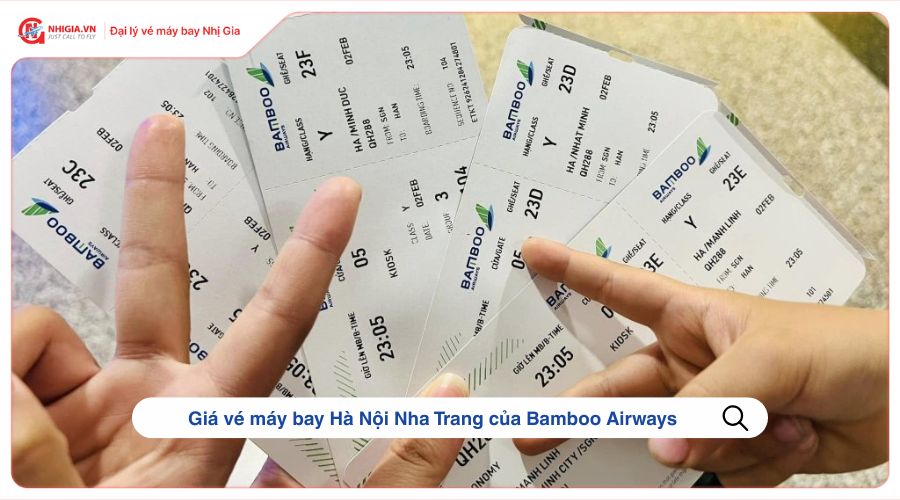 Giá vé máy bay Hà Nội Nha Trang của Bamboo Airways