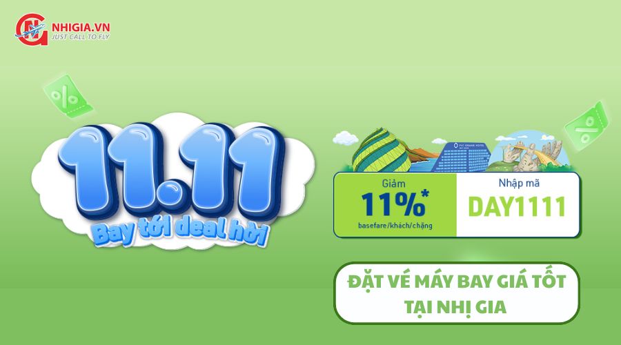 SIÊU SALE 11.11 - BAY TỚI DEAL HỜI CÙNG BAMBOO AIRWAYS