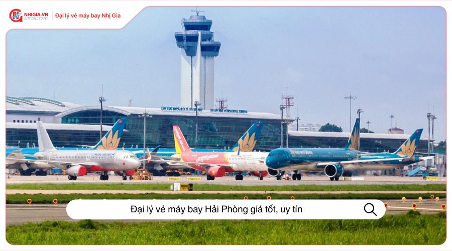 Đại lý vé máy bay Hải Phòng giá tốt, uy tín