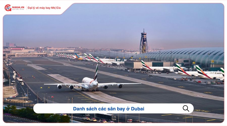 Danh sách các sân bay ở Dubai