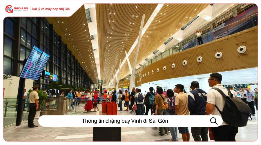 Thông tin chặng bay Vinh đi Sài Gòn