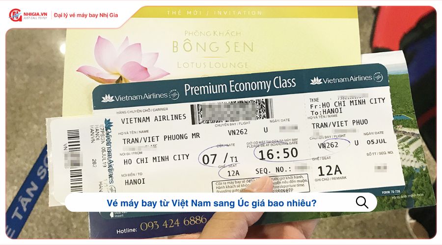 Vé máy bay từ Việt Nam sang Úc giá bao nhiêu?