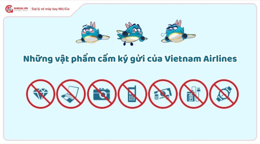 Hành lý ký gửi của Vietnam Airlines không được mang gì?