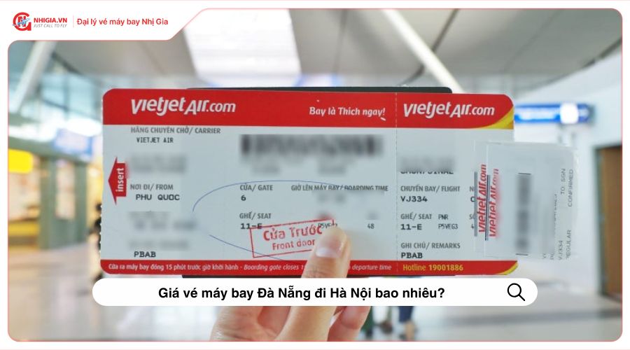 Giá vé máy bay Đà Nẵng đi Hà Nội bao nhiêu?