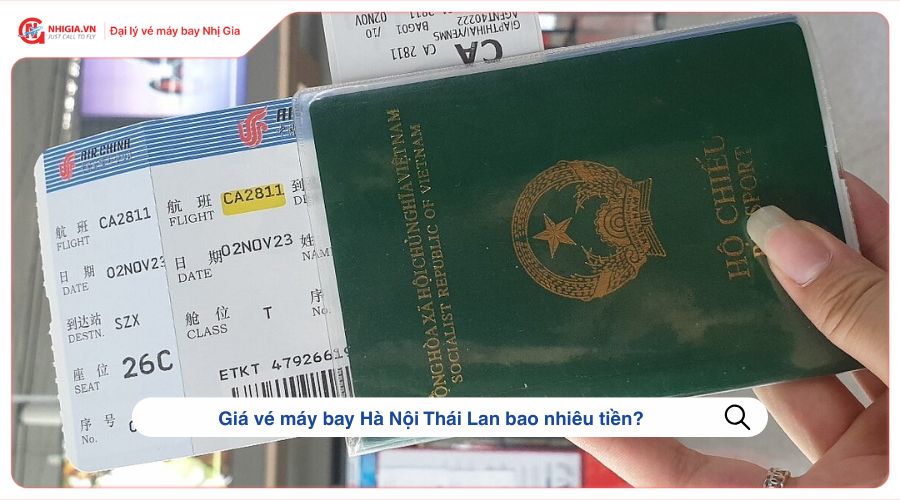 Giá vé máy bay Hà Nội Thái Lan bao nhiêu tiền?