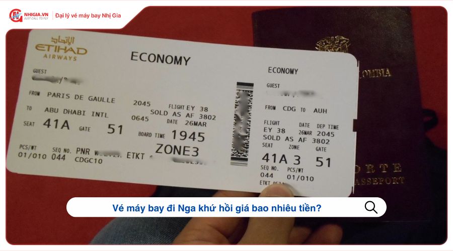 Vé máy bay đi Nga khứ hồi giá bao nhiêu tiền?