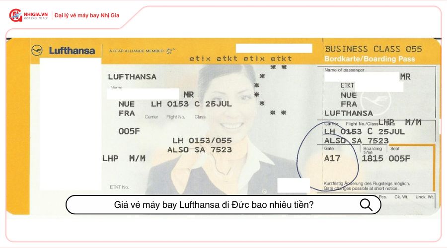 Giá vé máy bay Lufthansa đi Đức bao nhiêu tiền?