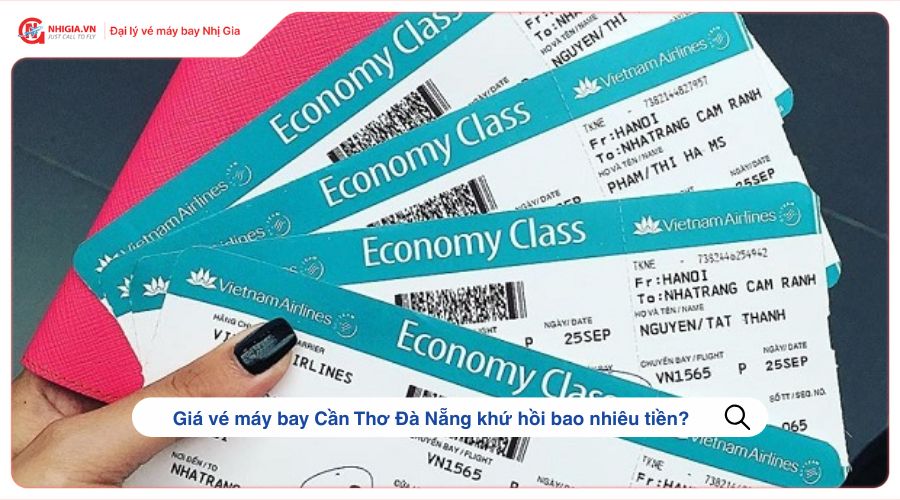 Giá vé máy bay Cần Thơ Đà Nẵng khứ hồi bao nhiêu tiền?