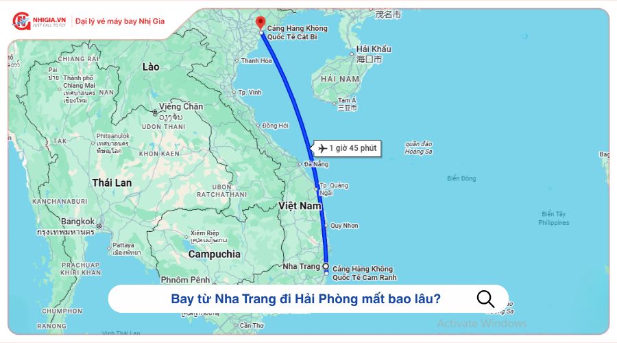 Lịch bay Nha Trang đi Hải Phòng