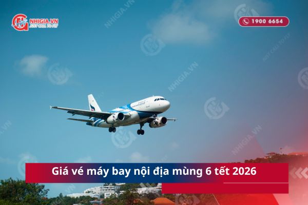Giá vé máy bay nội địa mùng 6 Tết 2026