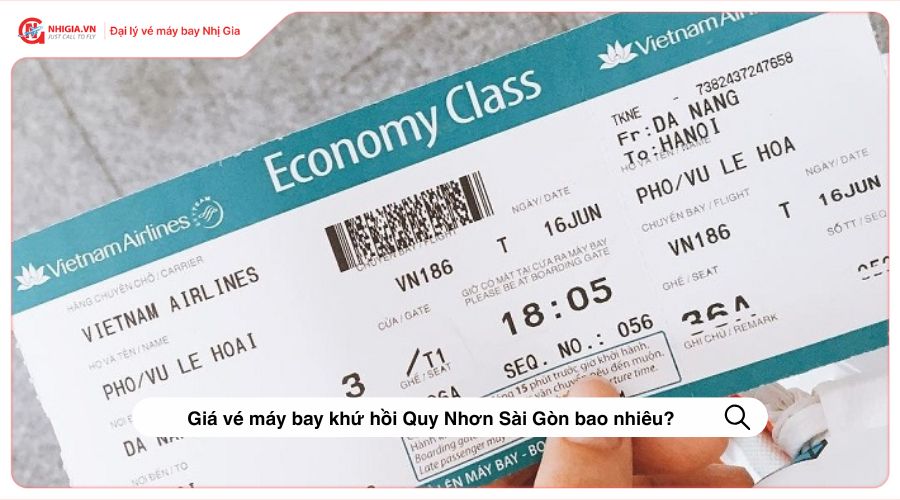 Giá vé máy bay khứ hồi Quy Nhơn Sài Gòn bao nhiêu?