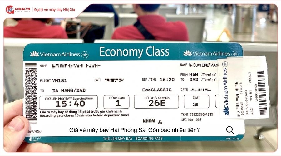 Giá vé máy bay Hải Phòng Sài Gòn bao nhiêu tiền?