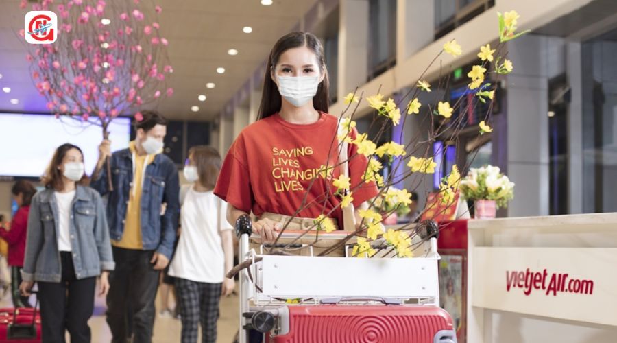 Giá vé máy bay Tết 2026 nội địa hãng Vietjet Air