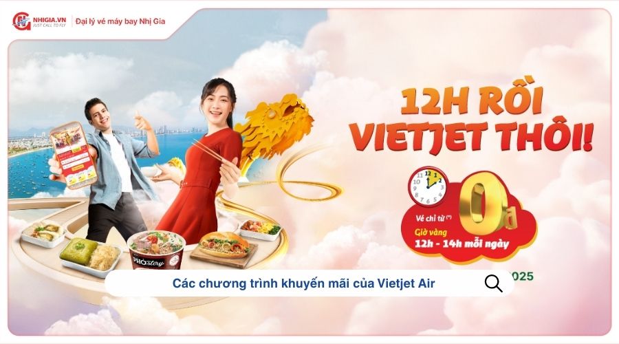 Các chương trình khuyến mãi của Vietjet Air
