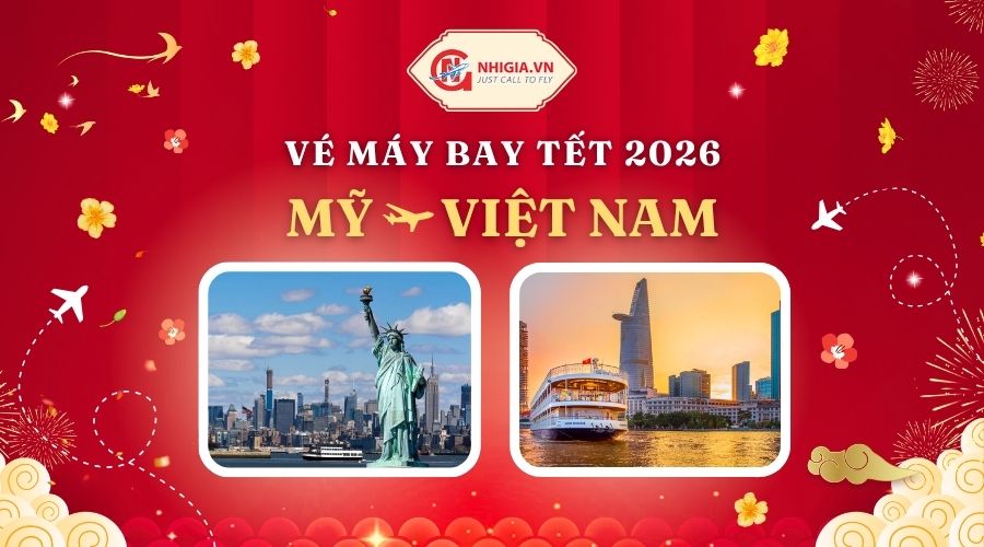 Giá vé máy bay từ Mỹ về Việt Nam Tết 2026 bao nhiêu?