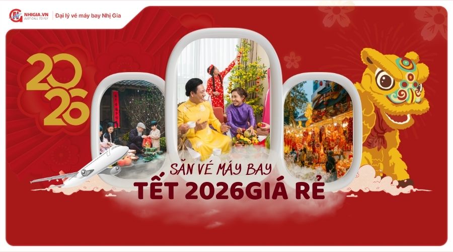 Săn khuyến mãi vé máy bay Tết 2026 giá rẻ