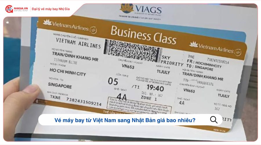 Vé máy bay từ Việt Nam sang Nhật Bản giá bao nhiêu?