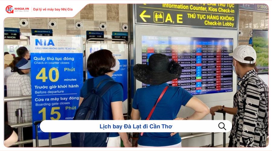 Lịch bay Đà Lạt đi Cần Thơ